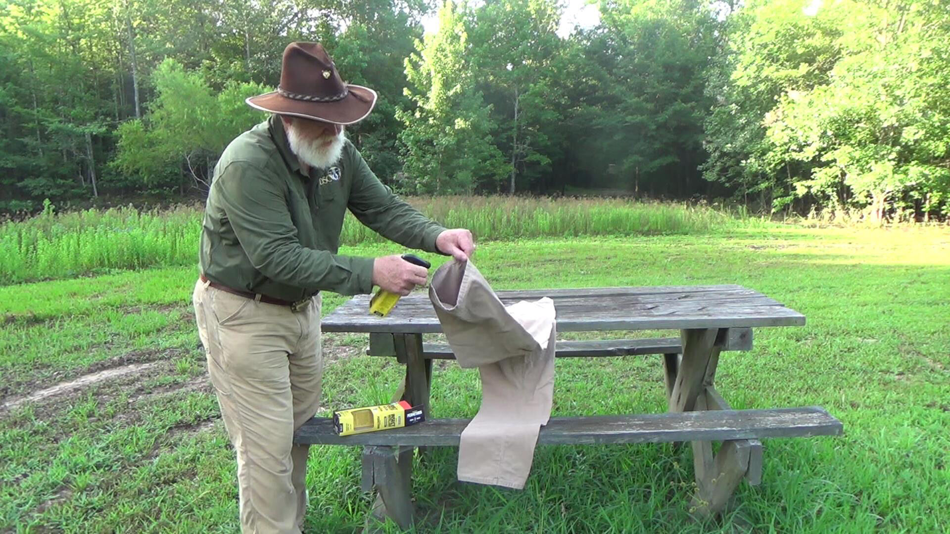 Take precautions in the outdoors